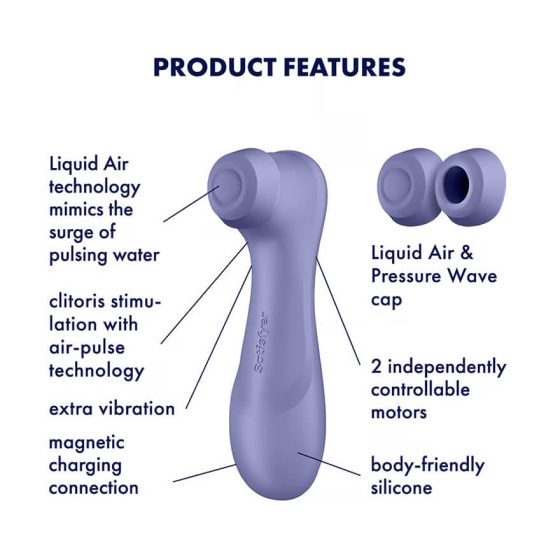 Satisfyer Pro 2 Gen3 - nabíjecí stimulátor na klitoris se vzduchovou vlnou (fialový)