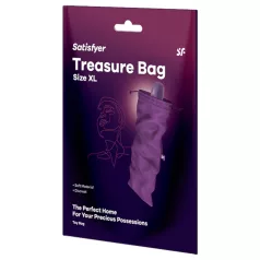   Satisfyer Treasure Bag XL - diskrétní taška na uložení sexuálních hraček (fialová)