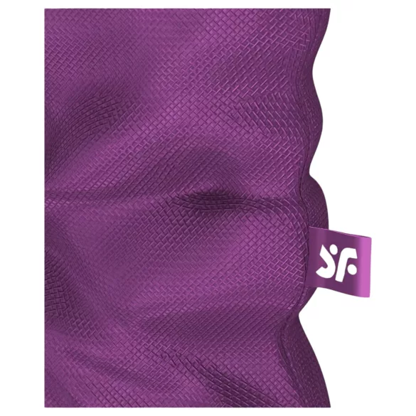 Satisfyer - úložný pytlík na erotické pomůcky - střední - fialový