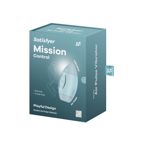 Satisfyer Mission Control - dobíjecí vzduchový stimulátor klitorisu (modrý)