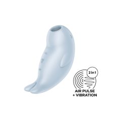   Satisfyer Seal You Soon - dobíjecí stimulátor klitorisu se vzduchovou vlnou (modrý)