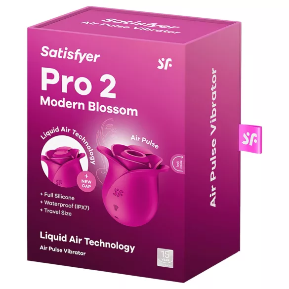 Satisfyer Pro 2 Modern Blossom - stimulátor klitorisu s tlakových vln - růžový