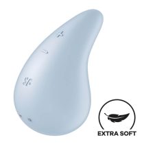   Satisfyer Dew Drop - dobíjecí, vodotěsný vibrátor na klitoris (modrý)