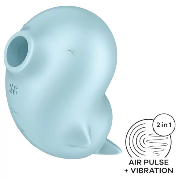 Satisfyer Sassy Seal - stimulátor klitorisu s tlakovými vlnami - tyrkysový