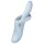 Satisfyer Heat Flex 4 - vibrátor na klitoris s ohřevem - stříbrný