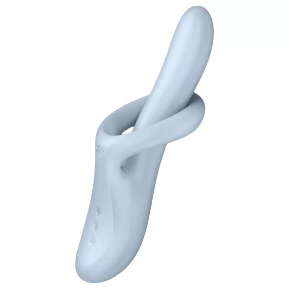 Satisfyer Heat Flex 4 - vibrátor na klitoris s ohřevem - stříbrný
