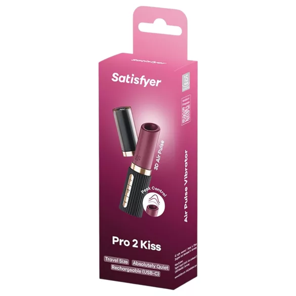 Satisfyer - vibrátor na klitoris s tlakovými vlnami - černý