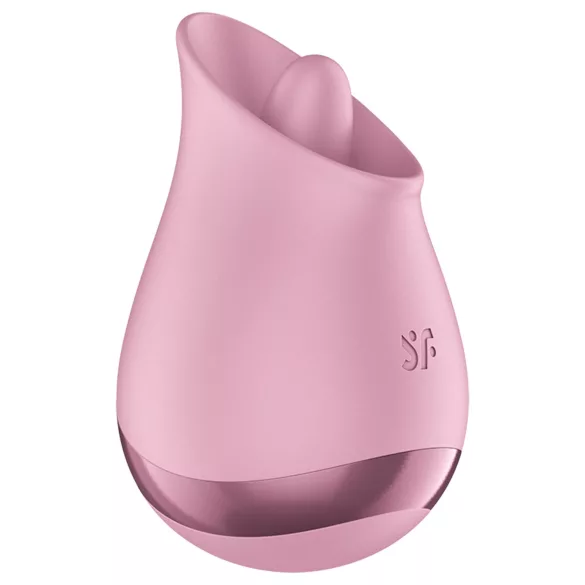 Satisfyer Tongue Player - vibrátor na klitoris s jazýčkem - růžový