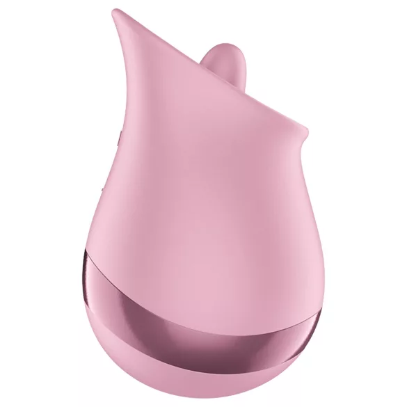 Satisfyer Tongue Player - vibrátor na klitoris s jazýčkem - růžový