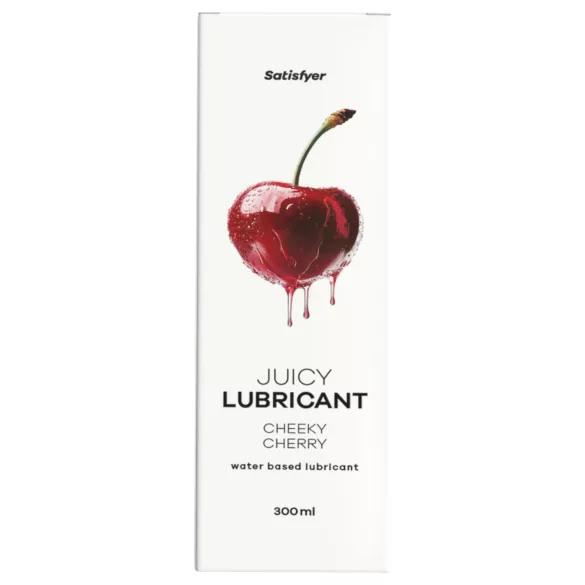Satisfyer - lubrikační gel s příchutí - třešeň - 300 ml