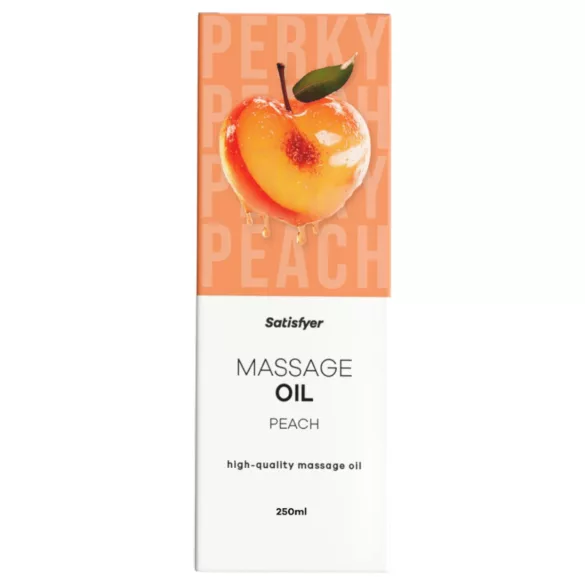 Satisfyer - masážní olej - broskev - 250 ml