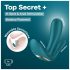 Satisfyer Top Secret+ - nositelný vibrátor se 3 rameny - zelený