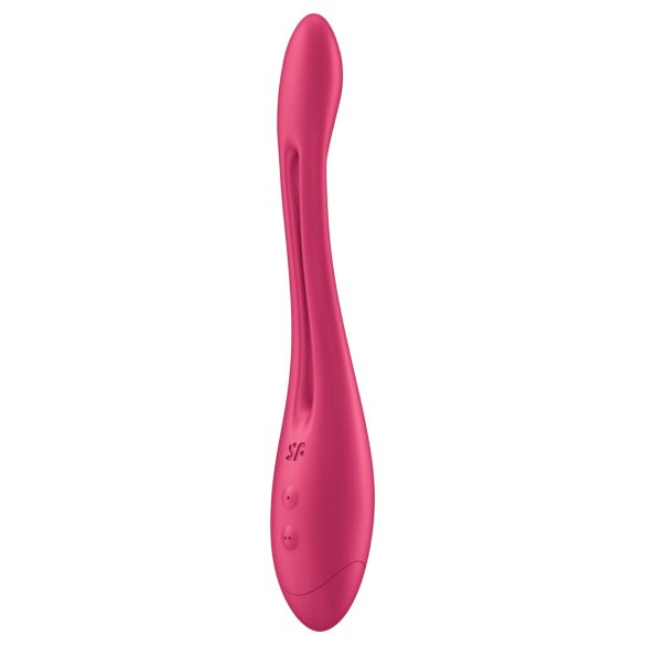 Satisfyer - párový vibrátor - flexibilní, růžový