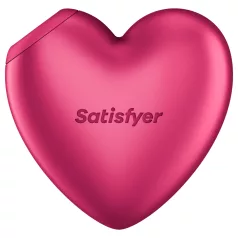   Satisfyer Cutie Heart - stimulátor klitorisu s vlnami vzduchu - růžový