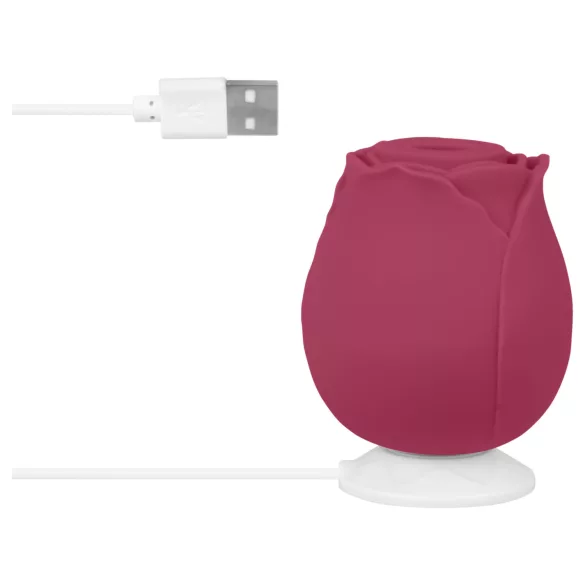 EIS Blush&Bloom - sací vibrační vibrátor - červený