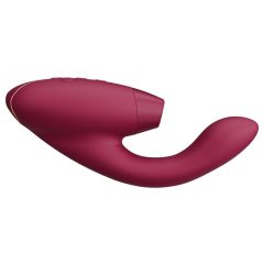   Womanizer Duo 2 - vodotěsný vibrátor bodu G a stimulátor klitorisu (červený)