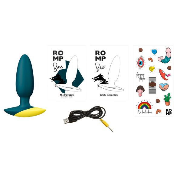ROMP Bass - anální vibrátor (zelený)