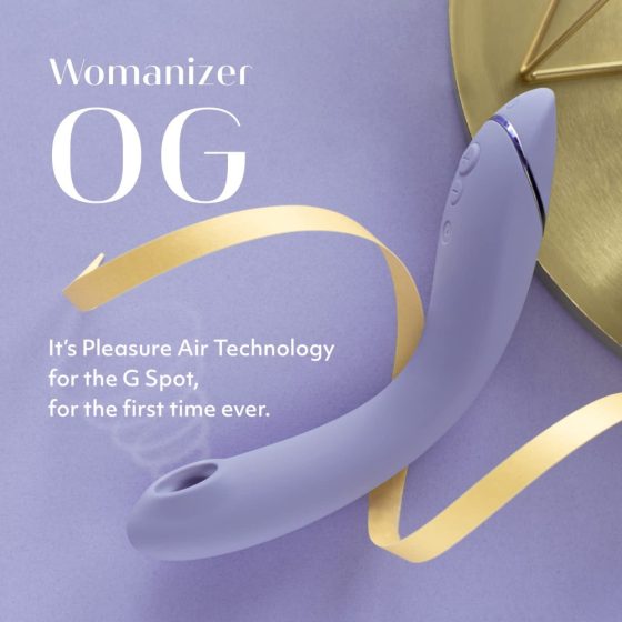 Womanizer OG - dobíjecí, vodotěsný vibrátor 2v1 s airwave G-bodem (fialový)