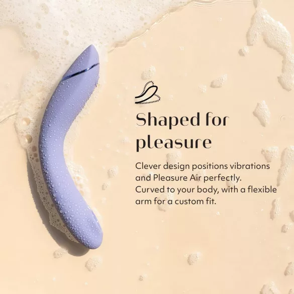 Womanizer OG - vibrátor na G-bod s tlakovými vlnami 2v1 - dobíjecí - fialový