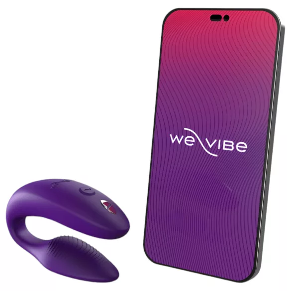 We-Vibe Sync - párový vibrátor - chytrý, dobíjecí, na dálkové ovládání - fialový
