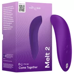   We-Vibe Melt 2 - vibrační stimulátor klitorisu s tlakové vlny ovládaný aplikací (fialový)