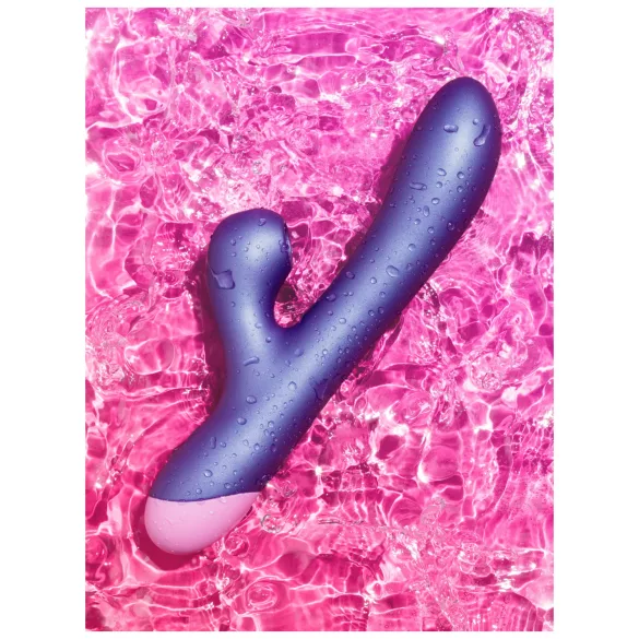 ROMP Pulse - vibrátor na G-bod s tlakovou stimulací klitorisu - fialová