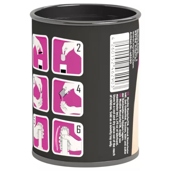 Mystim - masturbátor pro muže s výstupky - bílý