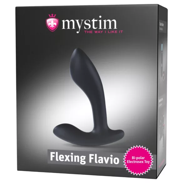 Mystim - elektro vibrační anální stimulátor na prostatu - černý