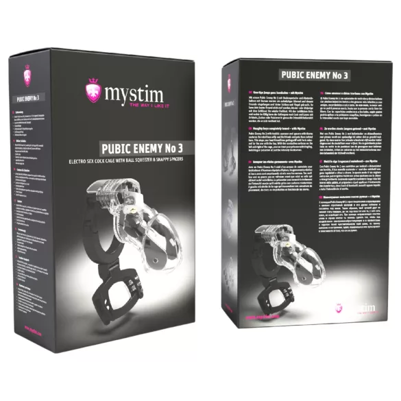 mystim Public Enemy č. 3 - elektro penisová klec