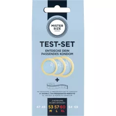   Mister Size Test-Set - zkušební sada kondomů s měřicí páskou (3 ks)