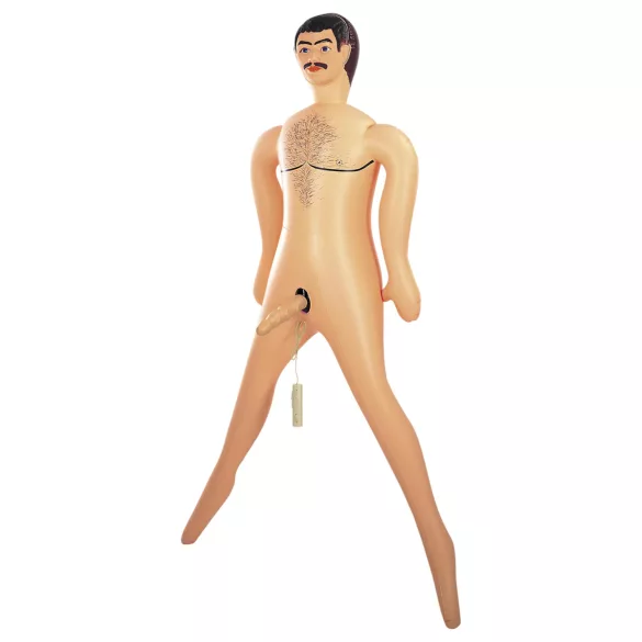 NMC Big John - nafukovací muž s vibrátorem - realistický latex