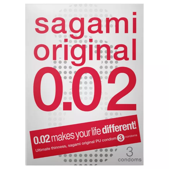 Sagami Original 0,02 - kondom - ultra tenký - 55mm (3ks)