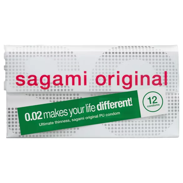 Sagami Original 0,02 - kondomy - 55 mm - balení 12 ks