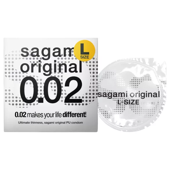 Sagami Original 0,02 L - kondom - 58 mm - 1 ks