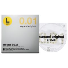   Sagami Original 0,01 L - kondom - ultra tenký - 58mm (1 kus)
