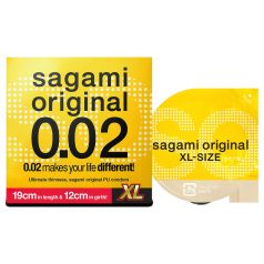 Sagami Original 0,02 XL - kondom - extra velký - 61mm (1ks)