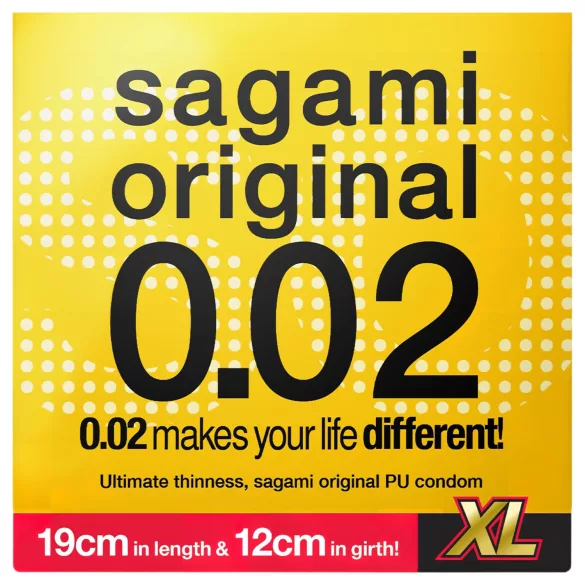 Sagami Original 0,02 XL - kondom - extra velký - 61mm (1ks)