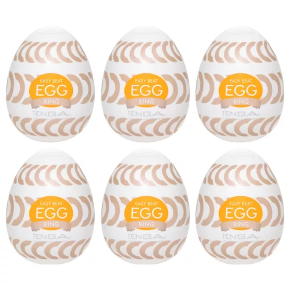 TENGA Egg Ring - vajíčko masturbátor - sada 6 kusů