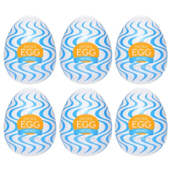 TENGA Egg Wind - masturbátor ve tvaru vajíčka - sada 6 ks