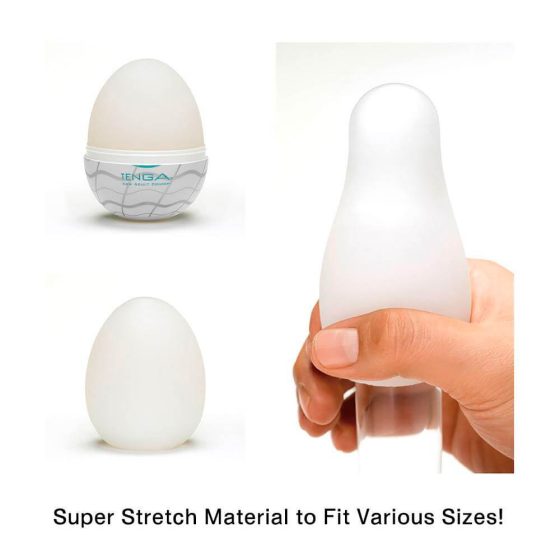 TENGA Egg Wavy II - masturbační vajíčko (1ks)