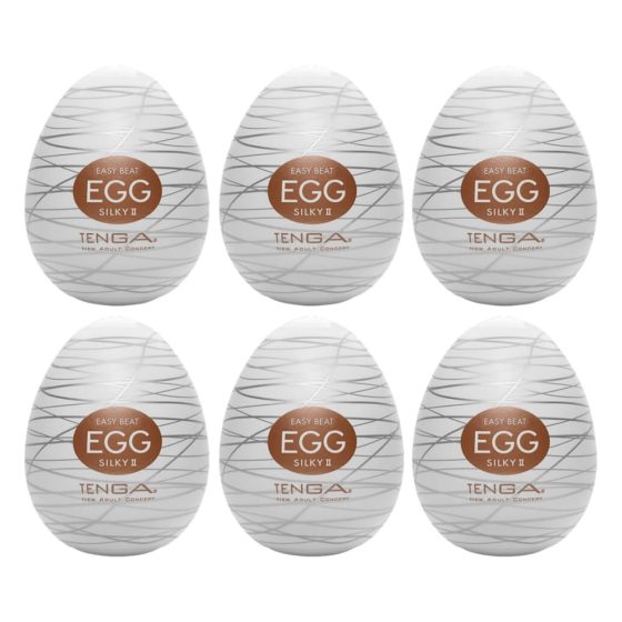 TENGA Egg Silky II - masturbační vajíčko (6ks)