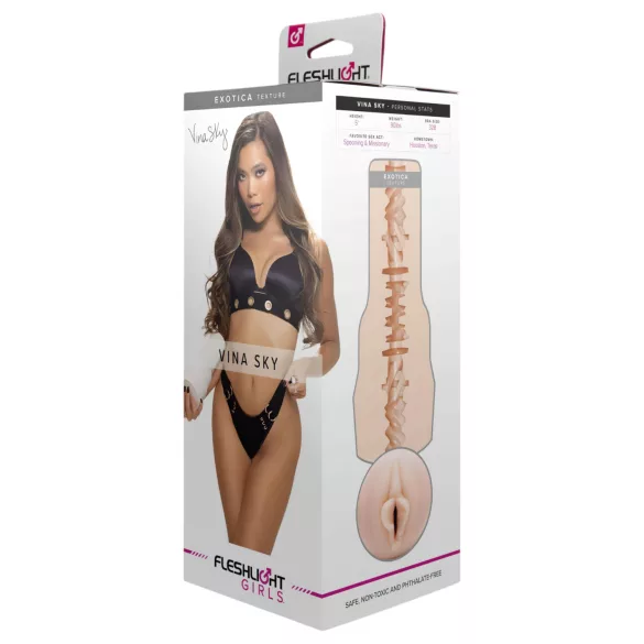 Fleshlight Vina Sky Exotica - realistická umělá vagína (přírodní)