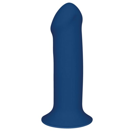 Hitsens 1 - poddajné dildo s lepicími polštářky (modré)