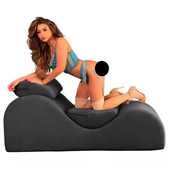 Liberator Esse Lounger - tantra křeslo polohovací - černé