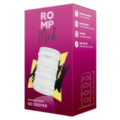 ROMP Mosh - flexibilní cestovní masturbátor (průsvitný)