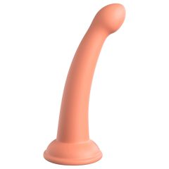   Dillio Secret Explorer - Silikonové dildo se svorkou (17 cm) - oranžové