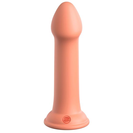 Dillio Big Hero - Silikonové dildo se svorkou (17 cm) - oranžové
