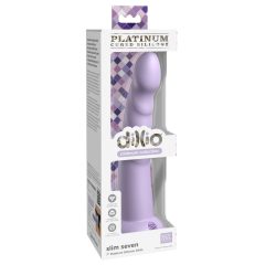  Dillio Slim Seven - Stimulační dildo se žaludem (20 cm) - fialové
