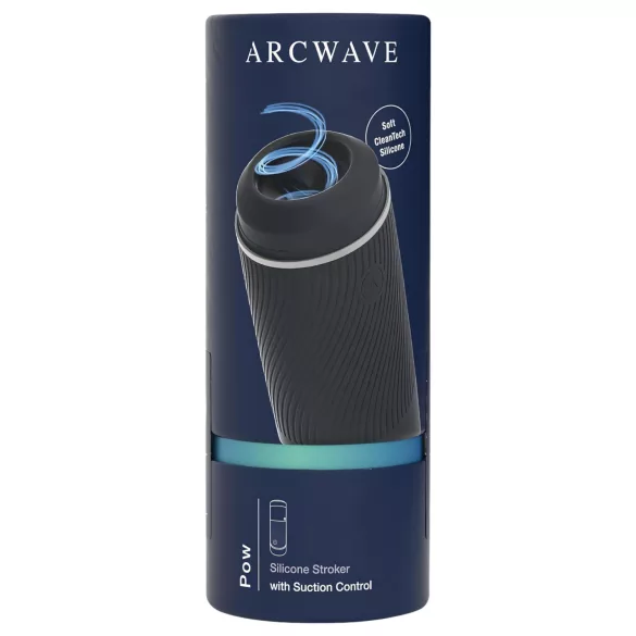 Arcwave Pow - manuální masturbátor s podtlakem - černý