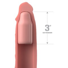   X-TENSION Elite 3 - Střihatelný návlek na penis (přírodní)